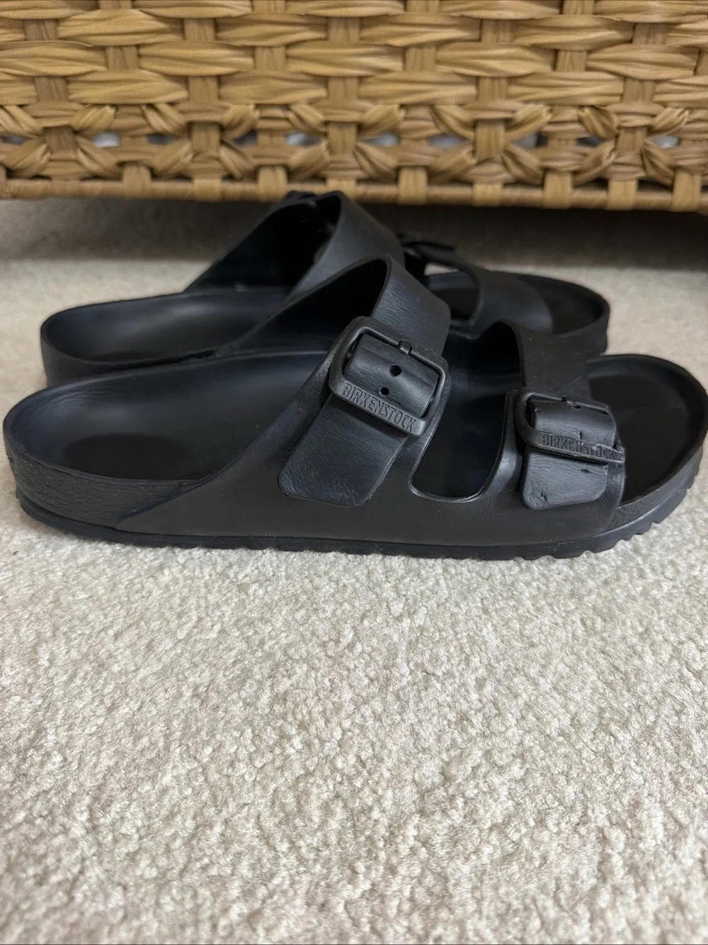Birkenstock Arizona Eva Slip On Sandals Black Unisex Adult Size EUR 43 Rubber